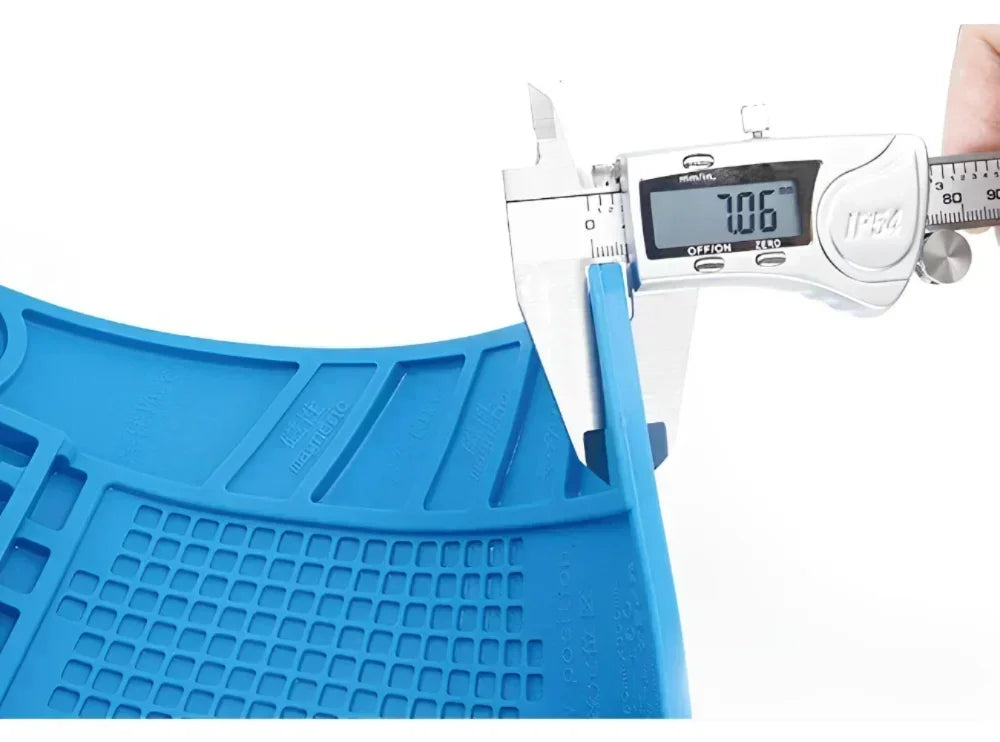 Magnetic Mat Silicone Repair Mat Circuit Board Soldering Pad Heat Resistant 932°F Anti-Static for ESD Iron Phone Repair