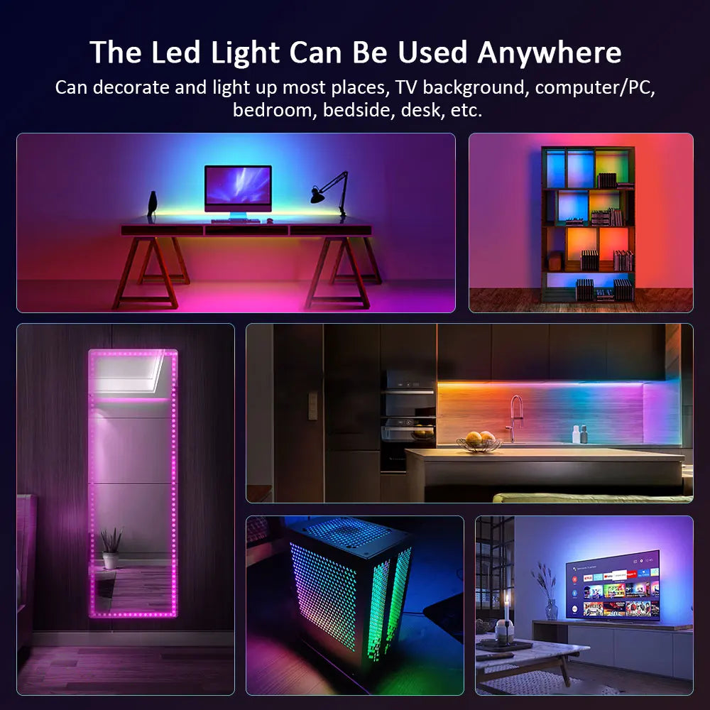 LED Strip Lights RGB 3535 ,5V 1M-30M,16 million colors, RGB , Led Strip Lighting Music Sync, Color Changing for Party Home